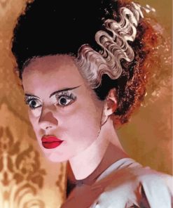 Scary Bride Of Frankenstein Diamond Painting