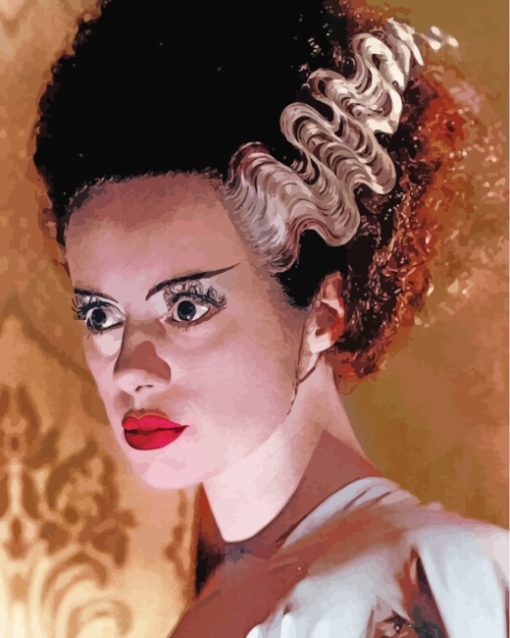 Scary Bride Of Frankenstein Diamond Painting