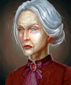 Scray Old Lady Diamond Painting