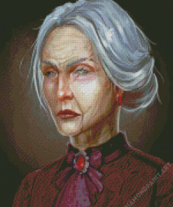 Scray Old Lady Diamond Painting