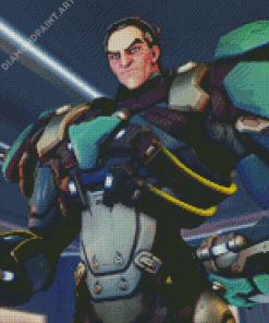 Sigma Character Overwatch Diamond Painting