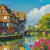 Starsbourg Petit France Colorful Buildings Diamond Painting