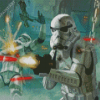 Storm Trooper Fights Diamond Painting