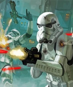 Storm Trooper Fights Diamond Painting