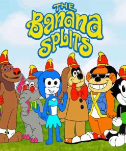 The Banana Splits Cartoon Diamond Painting