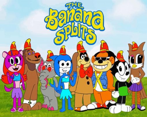 The Banana Splits Cartoon Diamond Painting