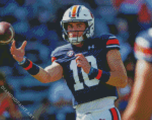 Auburn Tigers Player Diamond Painting