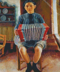 Vintage Accordian Diamond Painting