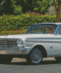 White Ford Falcon Diamond Painting