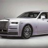 White Roll Royce Car Diamond Painting