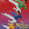 3 Ninjas Movie Poster Diamond Painting