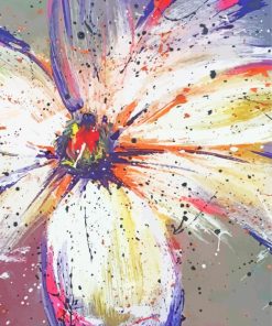 Abstract Flower Illustration Diamond Painting