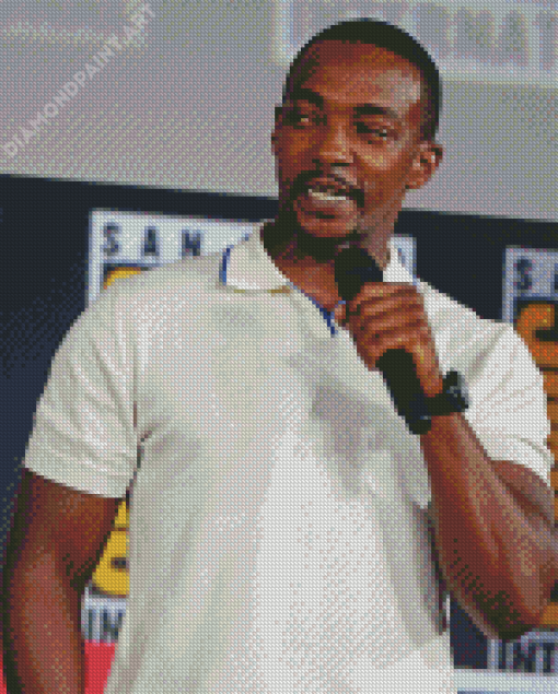 Actor Anthony Mackie 5D Diamond Painting