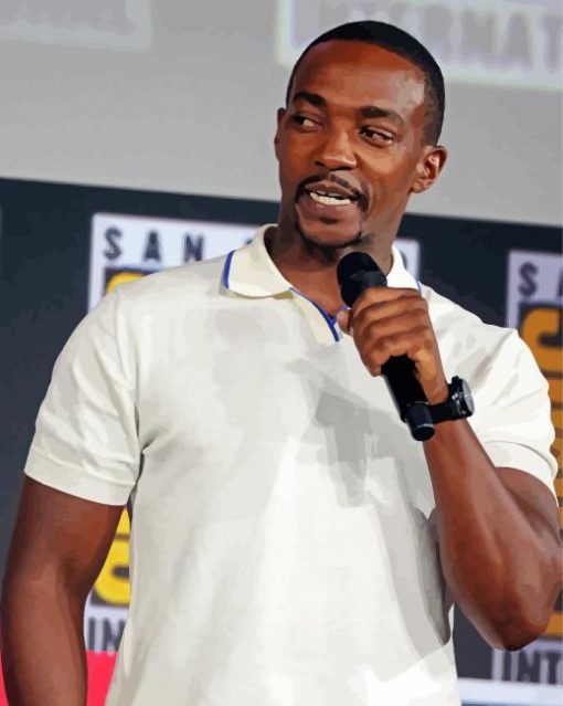 Actor Anthony Mackie 5D Diamond Painting