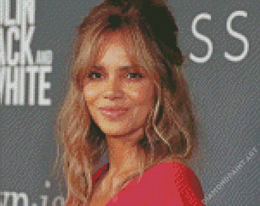 Actress Halle Berry Diamond Painting