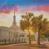 Aesthetic Columbia South Carolina Temple 5D Diamond Painting