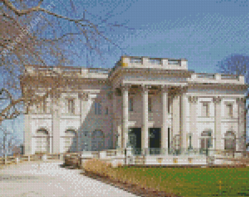 Aesthetic Marble House Rhode Island Diamond Painting