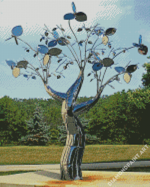 Aesthetic Metal Tree Diamond Painting