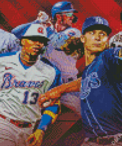 Aesthetic Mlb Player Diamond Painting