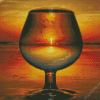 Aesthetic Sunset Through Glass Diamond Painting