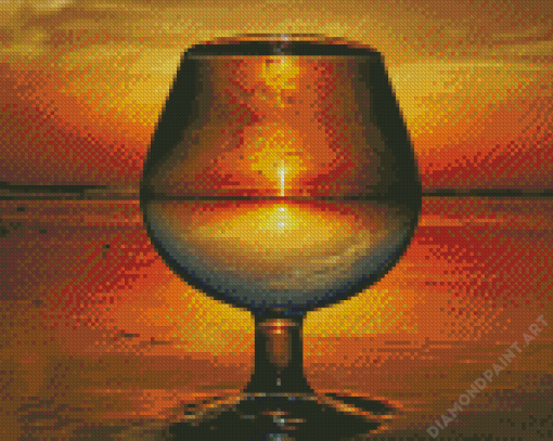 Aesthetic Sunset Through Glass Diamond Painting