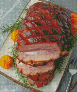 Aesthetic Ham Food Diamond Painting