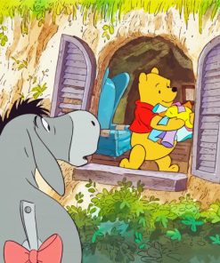 Aesthetic Winnie The Pooh And Eeyore Diamond Painting