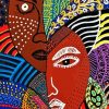 African Abstract Face Diamond Painting