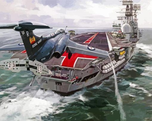 Aircraft Hms Ark Royal 5D Diamond Painting