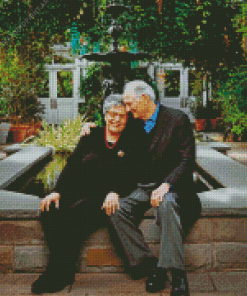 Alan Alda And His Wife Diamond Painting