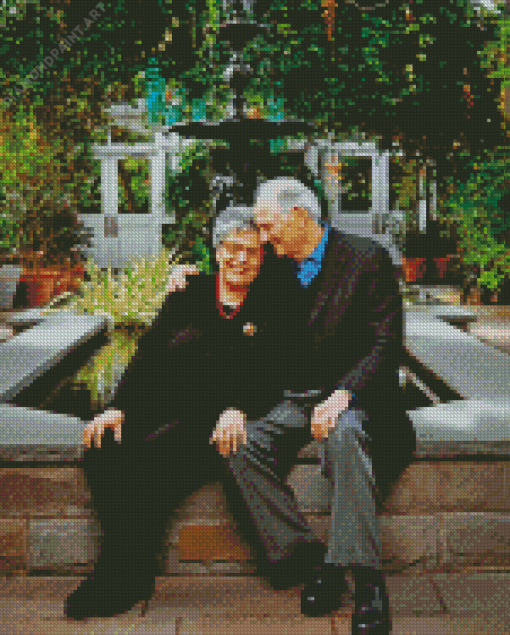 Alan Alda And His Wife Diamond Painting