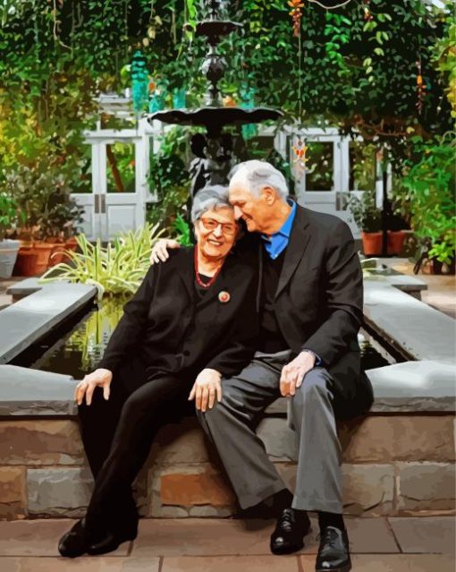 Alan Alda And His Wife Diamond Painting