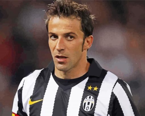 Alessandro Del Piero Footballer 5D Diamond Painting