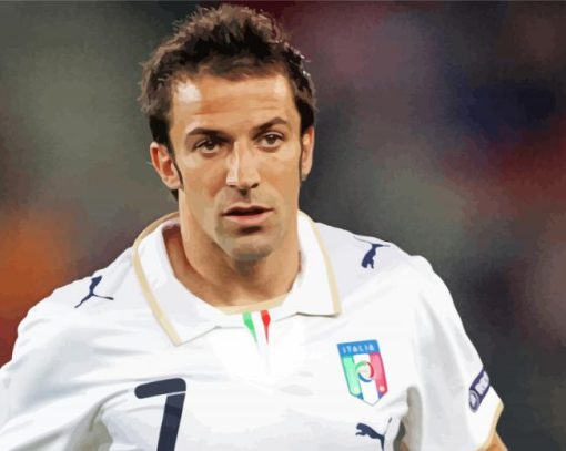 Alessandro Del Piero Player 5D Diamond Painting