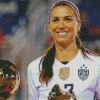 Alexandra Morgan Carrasco With Trophy Diamond Painting