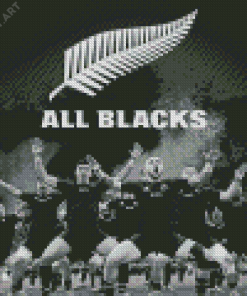 All Blacks Team Diamond Painting