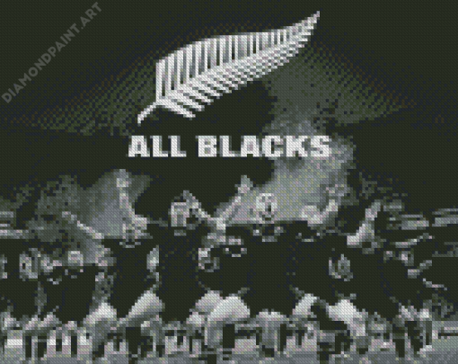 All Blacks Team Diamond Painting