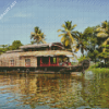 Alleppey Backwaters Kerala Boat Diamond Painting