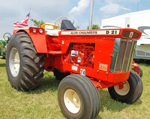 Allis Chalmers Diamond painting