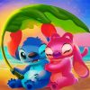 An Angel Stitch Angel And Lilo Cartoon Diamond Painting