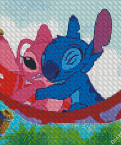 An Angel Stitch Angel And Lilo Diamond Painting