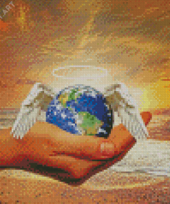 Angel Earth Diamond Painting