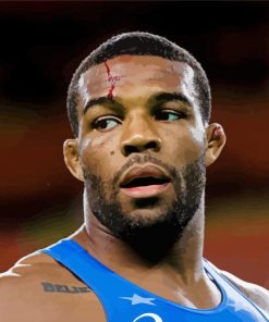 Athlete Jordan Burroughs Diamond Painting