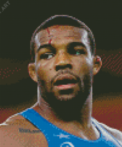 Athlete Jordan Burroughs Diamond Painting