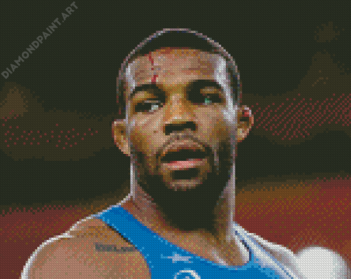 Athlete Jordan Burroughs Diamond Painting