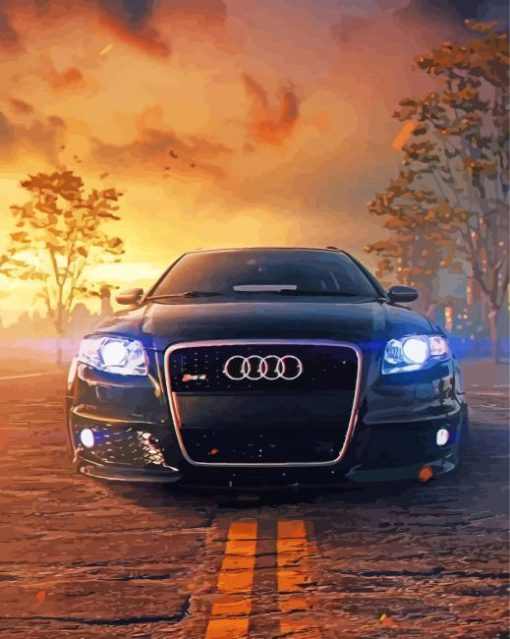 Audi A4 Car 5D Diamond Painting