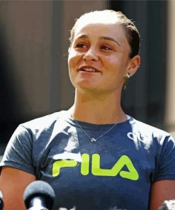 Australian Tennis Player Ash Barty Diamond Painting