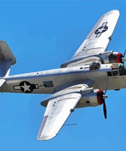 B25 Mitchell Bomber Diamond Painting