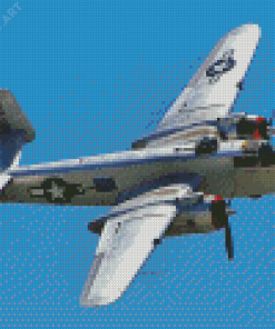 B25 Mitchell Bomber Diamond Painting