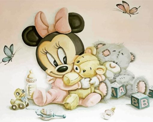 Baby Minnie Mouse Diamond Painting